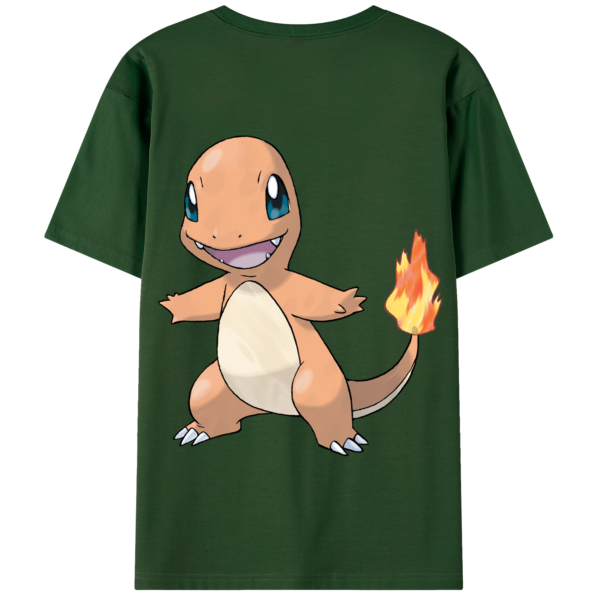 （画像用） ポケットモンスター Pokémon 綿100％半袖Tシャツ（背面プリント）
